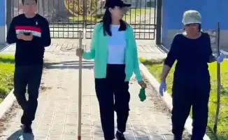 Субботник в Улкен Нарын участие более 4 тысяч человек высажено тысяча деревьев вывезено 20 тысяч мешков мусора