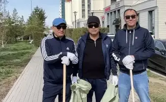 Сотрудники Комитета промышленной безопасности провели субботник в рамках акции «Таза Қазақстан»