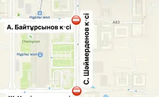 Ограничение движения в Астане: как ремонтные работы повлияют на транспортную ситуацию с 5 по 7 мая