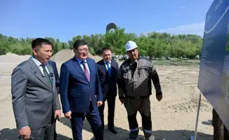 Строительство Площади государственных символов продолжается в Семее