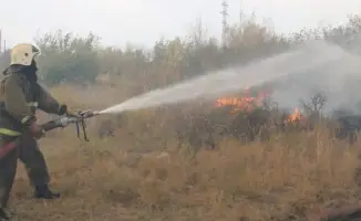 Дроны контролируют лесные пожары в Карагандинской области