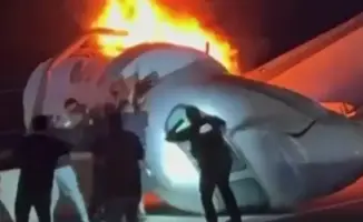 Крушение в Ларедо: частный самолет и трасса в огне