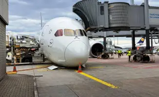 Необычный инцидент с Boeing 787 в аэропорту Франкфурта