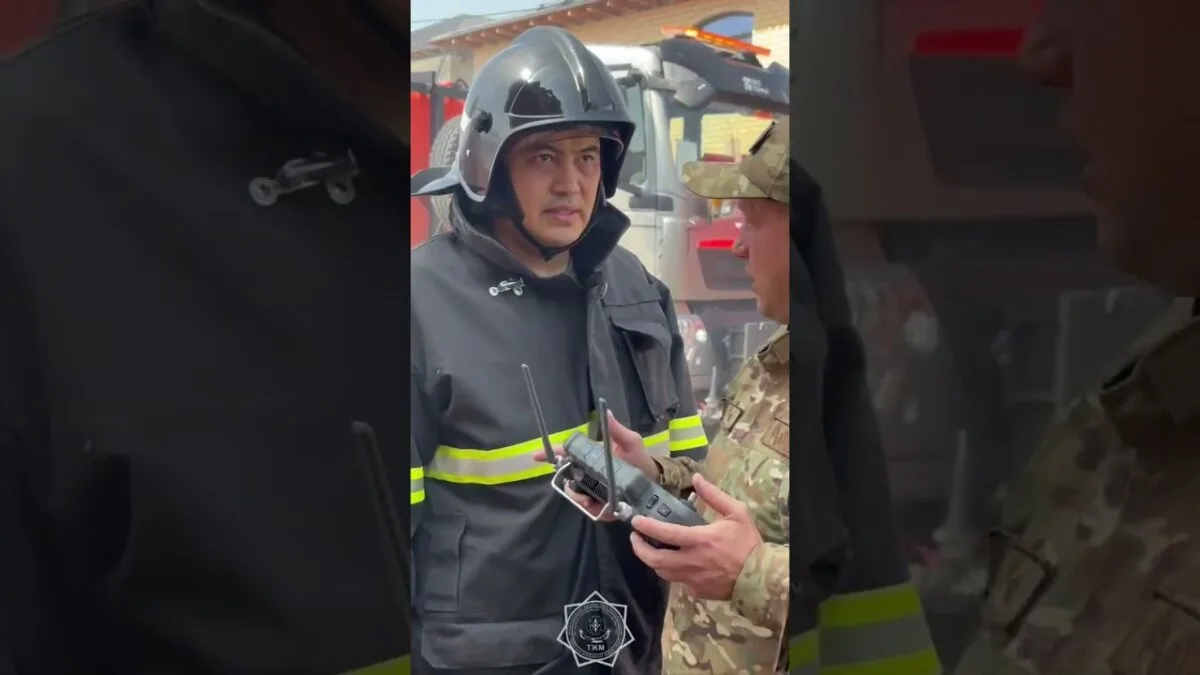 Два человека пострадали в результате крупного пожара в Шымкенте: пожарные продолжают борьбу с огнём