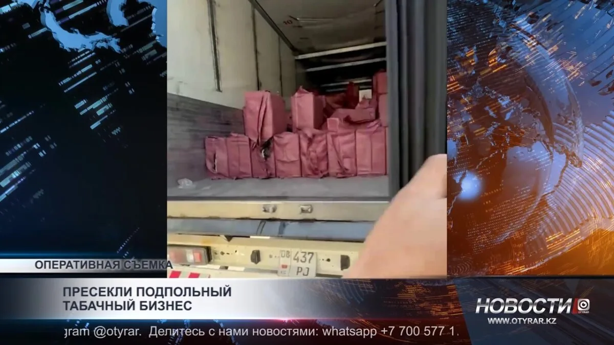 Контрафактные сигареты: угроза здоровью населения Шымкента и Туркестанской области