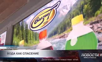 На улицах Шымкента прошла акция по раздаче напитков от завода «Визит»