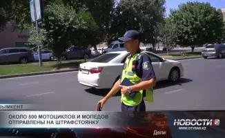 Около 800 мотоциклов и мопедов отправлены на штрафстоянку